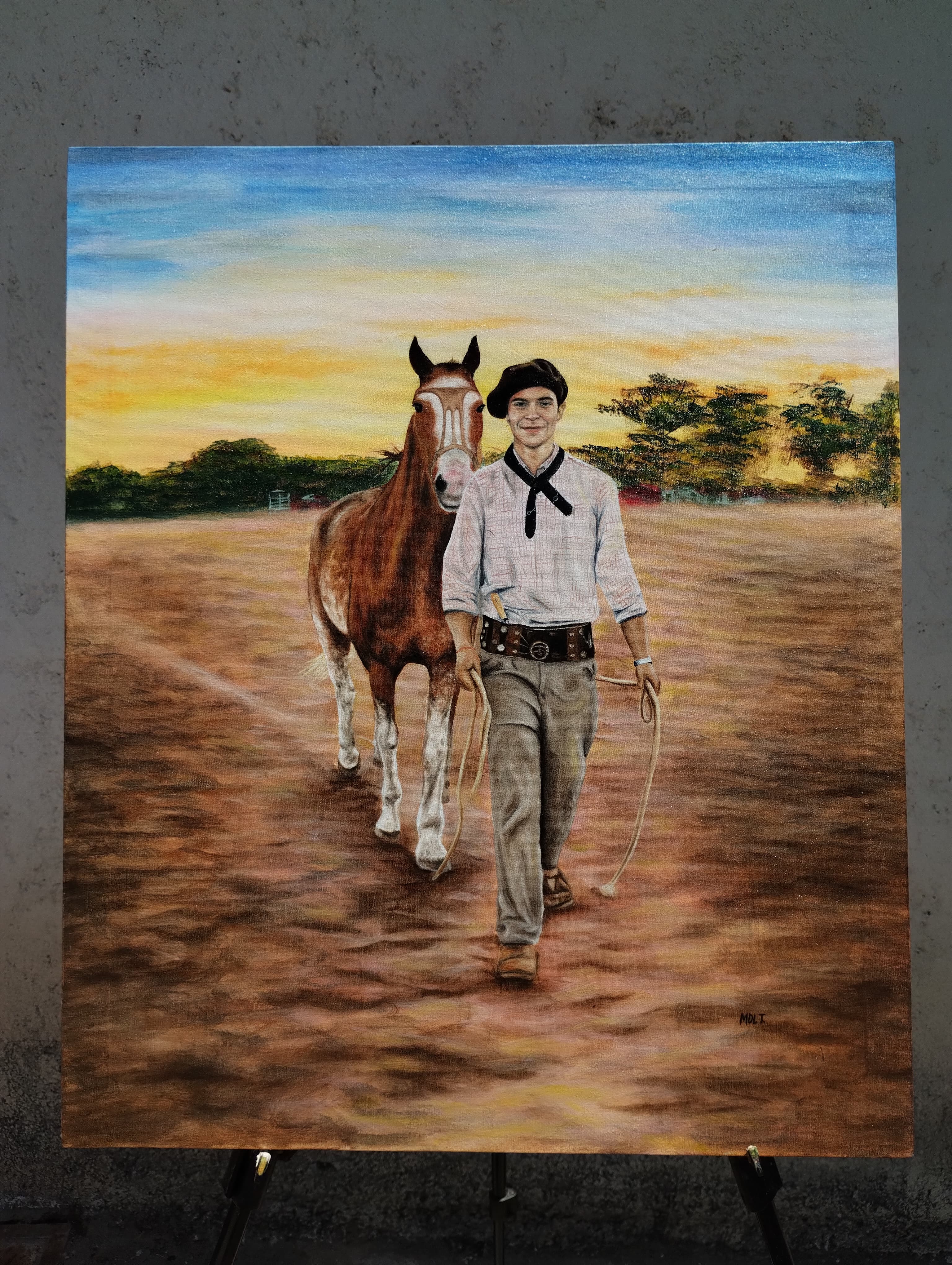 Pintura en óleo - Caballo